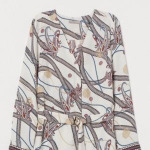 H&M Midi Dress with Matching Belt